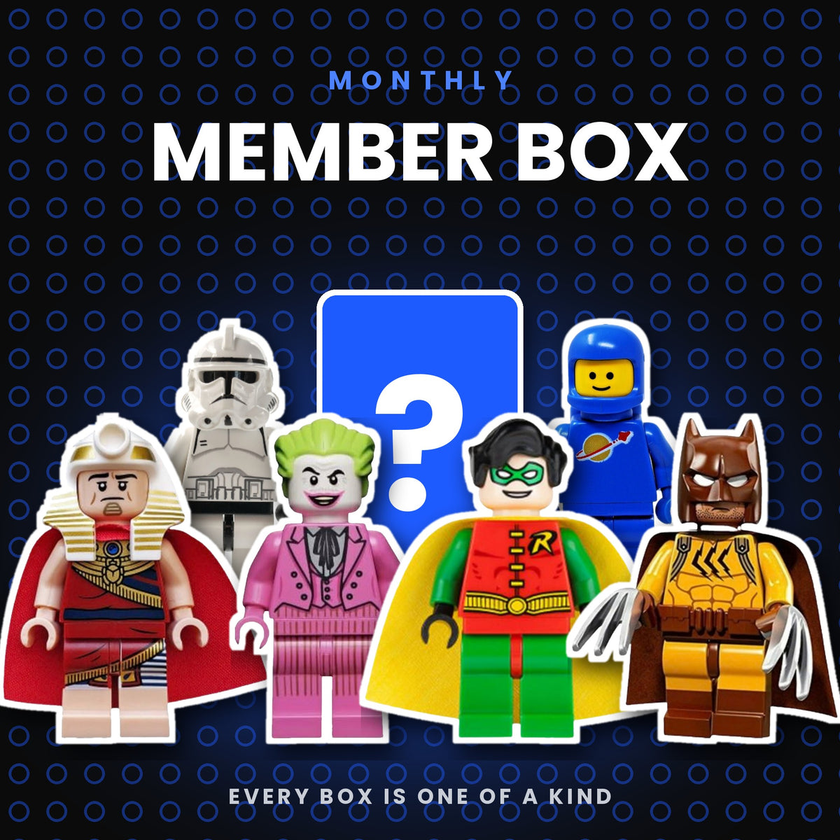 Brick Steals monthly LEGO minifigure box