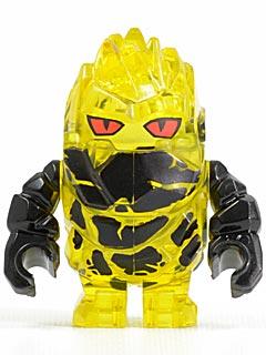 LEGO Rock Monster Combustix (Trans-Yellow) minifigure