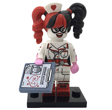 LEGO Nurse Harley Quinn minifigure coltlbm13