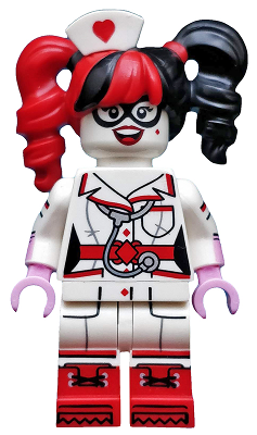 LEGO Nurse Harley Quinn minifigure coltlbm13