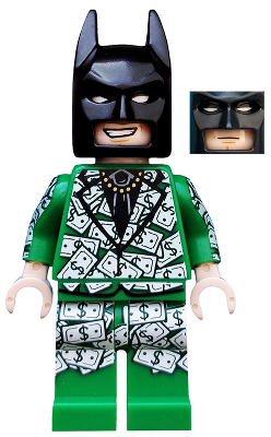 LEGO Dollar Bill Tuxedo Batman minifigure coltlbm21