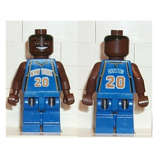 LEGO Allan Houston, New York Knicks #20 minifigure nba014