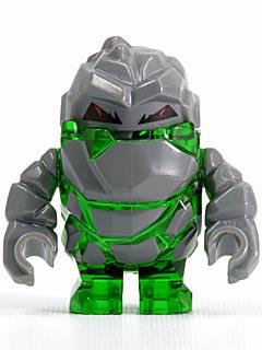 LEGO Rock Monster Boulderax (Trans-Green) minifigure