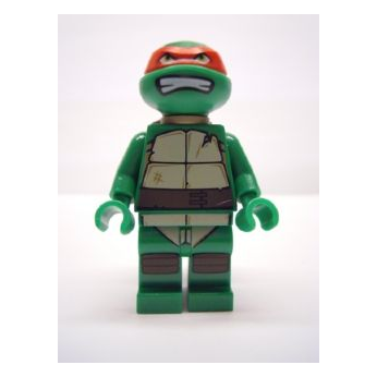 LEGO Raphael, Gritted Teeth, Looking Up minifigure tnt008