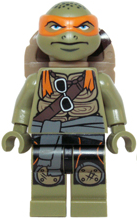 LEGO Michelangelo, Frown (Movie Version) minifigure tnt040